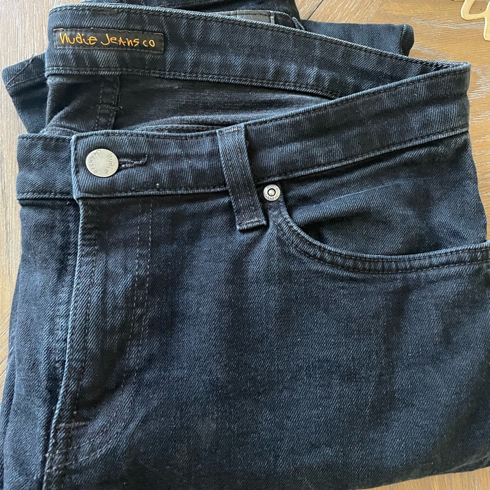 Nudie Jeans Men's Black Jeans